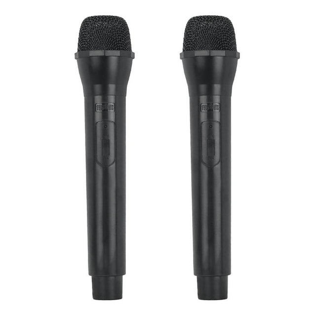 TISHITA 2 Pcs Microphone Prop Mic Costume Handheld Singer Telemarketer Fake Accessory