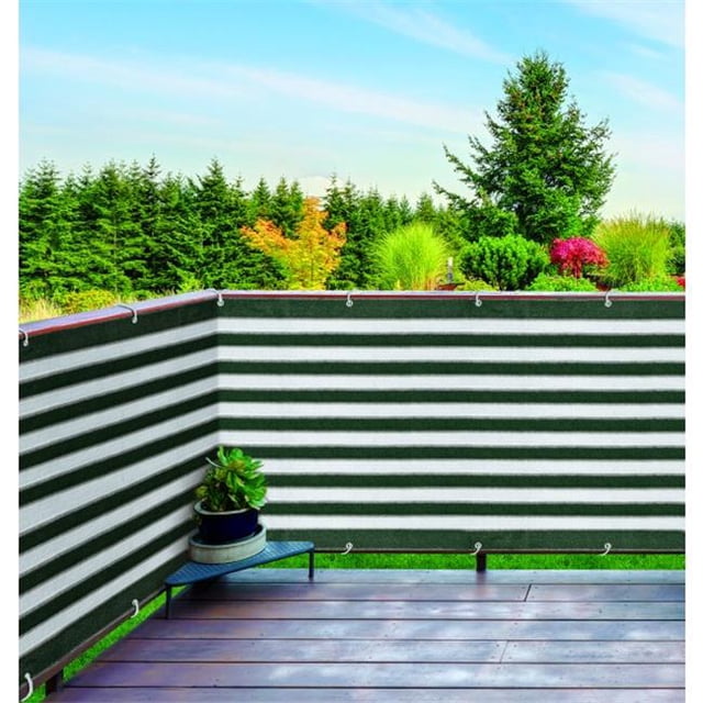 Jobar JB7686GRN 15 x 3 ft. Idea Works Deck Fence Privacy Screen, Green
