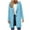 Light Blue, variant on Yangnuo Fall Jackets for Women Trendy Comfy Long-Length Jackets Women's Casual Warm Winter Daily Solid Color Loose Long Sleeved Hooded Coat Woolen Coat