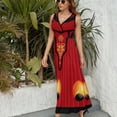 thumbnail image 6 of The Regal Gown Dress Fashion Boho Beach Long Dresses Female Party Printed Maxi Dress, 6 of 9