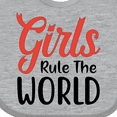 thumbnail image 4 of Inktastic Girls Rule the World Boys or Girls Baby Bib, 4 of 4