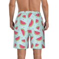 thumbnail image 3 of Kdxio Watermelon Pattern Mens Casual Shorts - Drawstring Summer Beach Sports Shorts for Men, 3 of 9