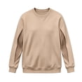 thumbnail image 4 of Sweatshirts for Boys Solid Color Zip Sleeve Crewneck Pullover Top Pocket Casual Boys Sweatshirts Size 3-4Y, 4 of 4