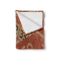thumbnail image 2 of Bingo Soft Flannel Fleece Throw Blanket, Pile of Graphic Game Cards Design with Numbers Entertainment Theme, Cozy Plush for Indoor and Outdoor Use, 70" x 90", Burnt Orange Sand Brown, by Ambesonne, 2 of 6