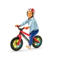 thumbnail image 2 of Chillafish BMXie Glow lightweight balance bike with light-up wheels when riding, for kids 2 to 5 years, 12-inch airless rubberskin tires, adjustable seat without tools, Red, 2 of 9