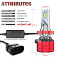 thumbnail image 3 of 2-Sides LED Headlight Bulbs Conversion Kit 9005 H11 High Low Beam Bright White, 3 of 10