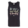 thumbnail image 2 of Positivity saying Pop Culture Mens Graphic Tank Top, Black, Small, 2 of 3