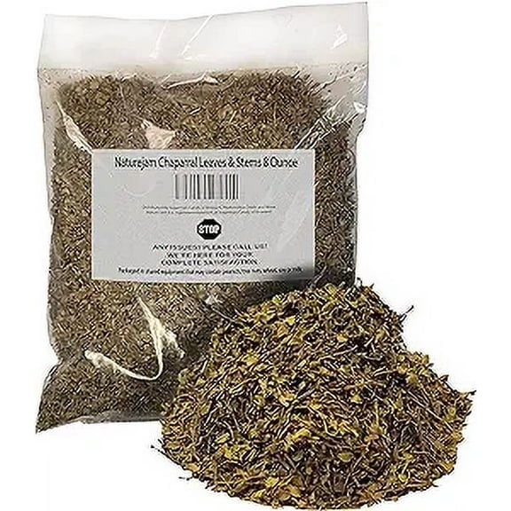 Naturejam Chaparral Leaves & Stems 8 Ounce Bulk-aka Gobernadora 100% Natural from Mexico