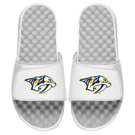 

Men s ISlide White Nashville Predators Primary Logo Slide Sandals