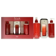 Fcuk Connect by French Connection UK for Women - 3 Pc Gift Set 3.4oz EDT Spray, 8.4oz Body Lotion, 8.4 Fragrance Mist