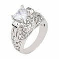 thumbnail image 2 of YYKihy Love Imitation Crystal Personalized Fashionable Retro Diamond Ring, 2 of 4