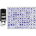 thumbnail image 1 of Forme de Cœur Mini Tampon en Caoutchouc Rond Décoratif pour Enseignants 12mm, 1 of 1