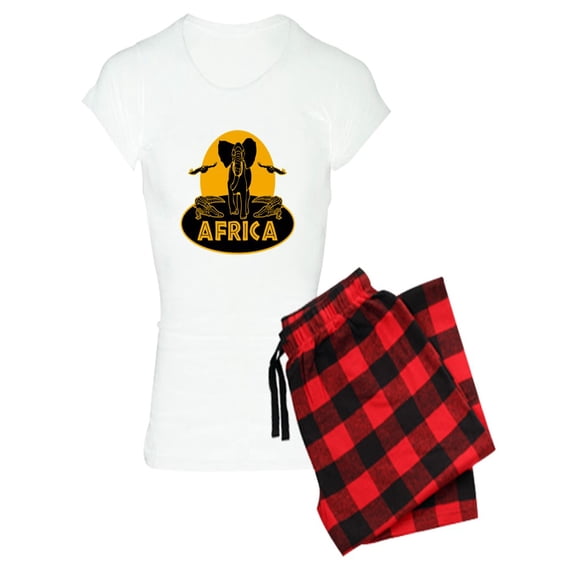 CafePress - Africa Safari - Women's Light Pajamas