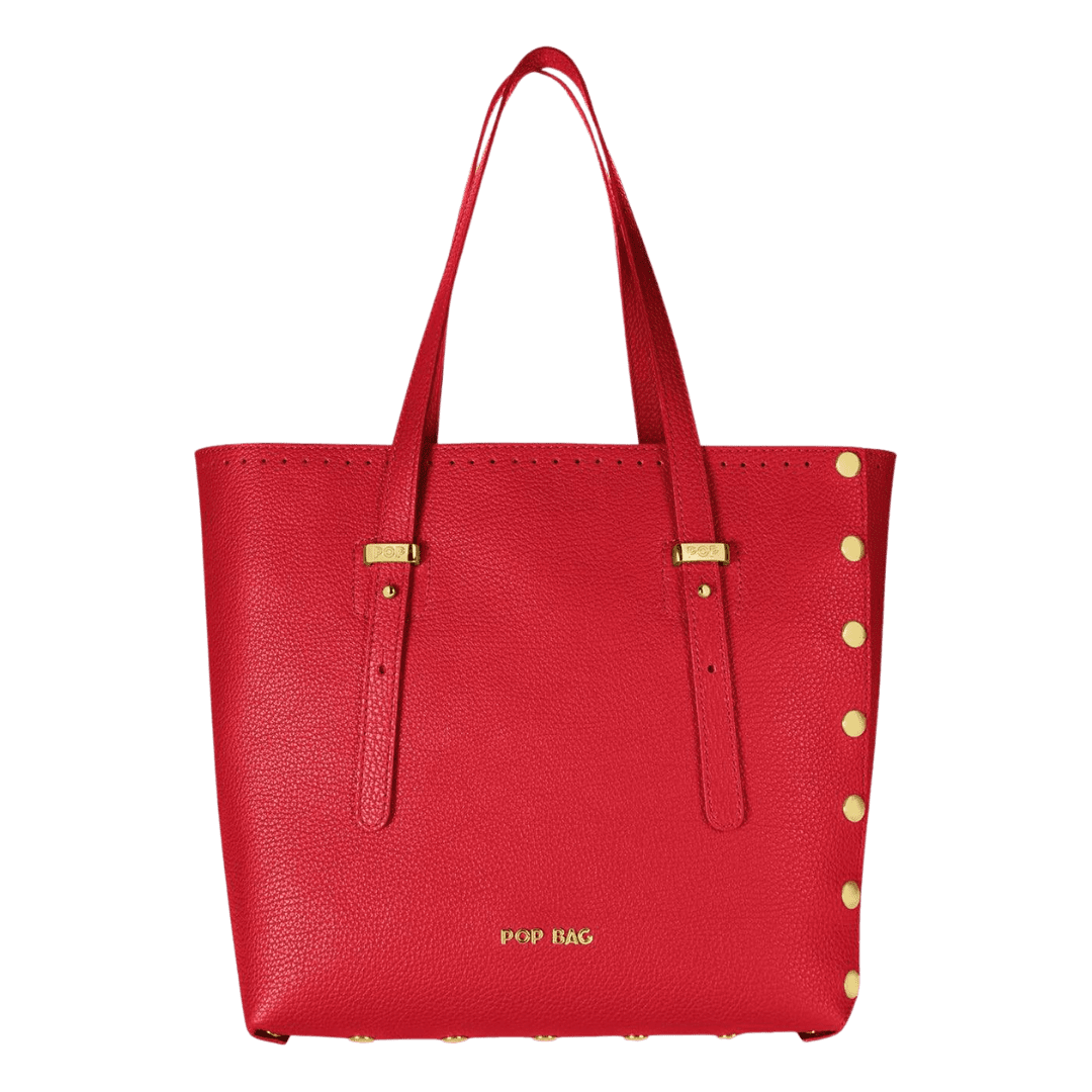 pebbled tote bag