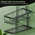 thumbnail image 6 of Shower Caddy Hanging Organizer, Aluminum Over the Shower Head Caddy with 3 Baskets, Soap Holder & Sponge Rack, Non-rust & Heavy Duty for Bathroom Storage, Ideal for Family Showers and Spa, 6 of 6