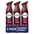 thumbnail image 1 of Spray ambientador Febreze Cranberry Crumble 260 ml, paquete de 3, 1 of 9