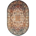 thumbnail image 3 of Unique Loom Isabella Collection Area Rug - Adjani (5' 1" x 8' Oval Multi/Beige), 3 of 9
