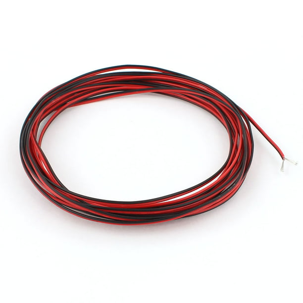 5M 24AWG 0.2mm2 Red Black Dual Core Cable Wire for Car Auto Speaker ...