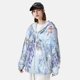 thumbnail image 3 of Balery Bird Butterfly Stripe Sudadera ligera de manga larga con capucha y protección solar UPF 50+ para hombre y mujer, ideal para pesca y running-X-Large, 3 of 7