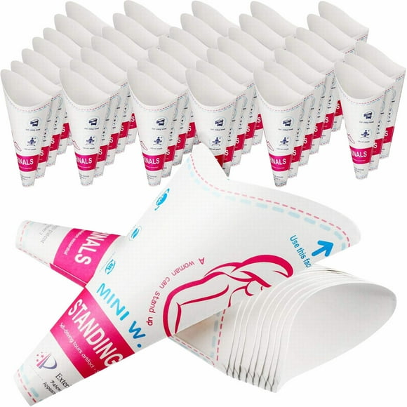 Other Cleaning Supplies 50PCS Female Urination Device Pee Funnel for Women Portable Disposable Female Urinal Funnel to Standing Pee for Pregnant Travel Camping Outdoor Activities
