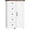 White, variant on VVFLU Farmhouse 5 Drawer Dresser Storage Cabinet Chest of Drawer for Bedroom, 48" Tall White Wood