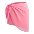 thumbnail image 1 of Yuarrent Sarong Coverups Traje de baño Wrap Traje de baño Protección solar Ropa de gasa con corbata abierta ajustable Traje de baño Traje de baño rosa, 1 of 6