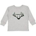 thumbnail image 3 of Inktastic Buck:30 in Camo Boys or Girls Long Sleeve Toddler T-Shirt, 3 of 5