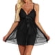 thumbnail image 1 of Gibobby Sujetador De Encaje Para Mujer Lencería erótica para Mujer Babydoll Colegiala Uniforme Colegiala Ropa Interior Sensual de Dama Conjunto de Pijama(Negro, 3XG), 1 of 4