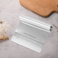 thumbnail image 2 of Baking Tool,Household Stainless Steel Cake Cake Scraper Stainless Steel Dough Cutter Exceptional Craftsmanship, 2 of 8