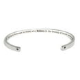 thumbnail image 6 of "The future belongs to…" Silver Stainless Steel Graduation Theme Hidden Message Gift for Her Cuff Bracelet with Gift Set, 6 of 12