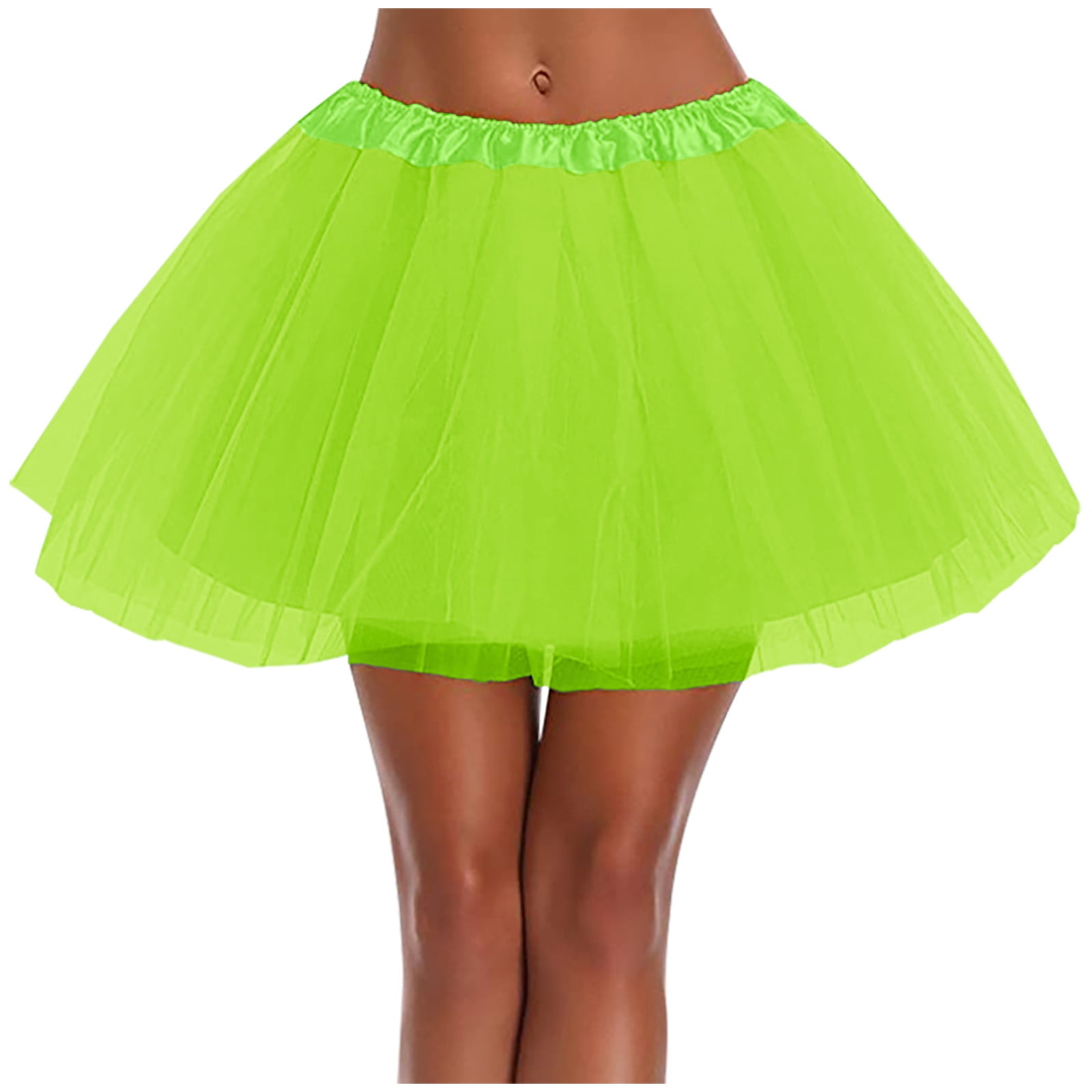 JNGSA Women's Tulle Skirt Color mesh Skirt High Quality gauze pommel