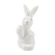 thumbnail image 2 of Figurita de Conejo de Pascua de Cerámica Blanca con Huevo, Decoración de Primavera para Mesa del Hogar, Ornamento Coleccionable, Acentos para Vacaciones, 2 of 6
