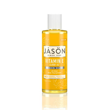 JASON Vitamin E 5,000 IU All Over Body Nourishment Oil, 4 oz. (Packaging May (Best Pure Vitamin E Oil)