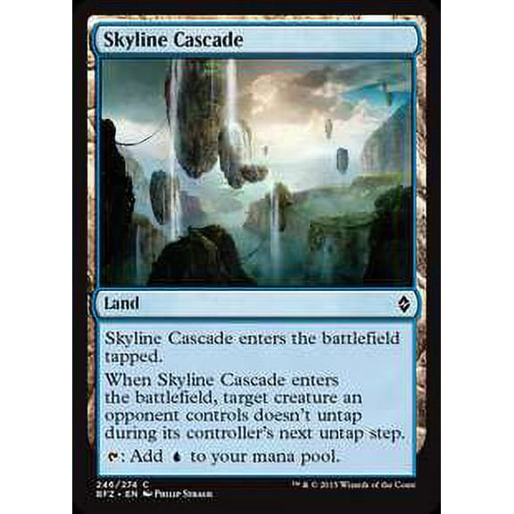 MtG Battle for Zendikar Common Skyline Cascade (Foil) #246