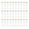 thumbnail image 2 of Paquete de 30 copas, , clásicas, premium, , copas de champán, plástico desechable para suministros de , Oro, 2 of 9