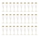 thumbnail image 2 of Paquete de 30 copas, , clásicas, premium, , copas de champán, plástico desechable para suministros de , Oro, 2 of 9