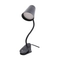 thumbnail image 4 of Mainstays LED Clip Desk Lamp, Adjustable Flexible Gooseneck, Matte Black Finish, Energy Efficient, 1-Pack, 4 of 6