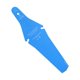 thumbnail image 1 of Soidarity Guardabarros de plástico para bicicleta, guardabarros trasero para bicicleta, suministros decorativos para ciclismo, color blanco Ciclismo Azul Soidarity OD000762-10, 1 of 6