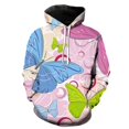 thumbnail image 3 of Sudadera con capucha con estampado 3D de mariposa exquisita para hombres y mujeres, sudadera con estampado de insectos de manga larga, sudadera holgada estilo Harajuku, sudaderas con capucha, 3 of 5