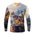 thumbnail image 4 of CONZONE Mens Tshirts Long Sleeve T-Shirts for Men Crew Neck Graphic Casual Summer Tee Tops, 4 of 4