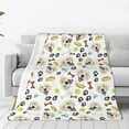 thumbnail image 4 of Salouo Labrador Retriever Dog Print Bed Blankets,Flannel Blanket Comfortable Air Conditioning Blanket Lightweight Blanket for Sofa Bed Travel & Couch -40"x30", 4 of 8