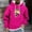 Pink, variant on Aobny Pink Oversized Hoodies for Men Skull Hooded Sweatshirts Men Plus Size Fall Tops,M