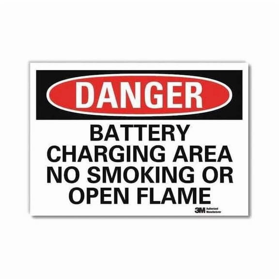 Lyle Danger Sign,7inx10in,Reflective Sheeting U3-1126-RD_10X7