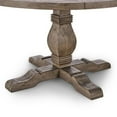 thumbnail image 2 of Pemberly Row Round Reclaimed Pine Dining Table in Weathered Brown, 2 of 7