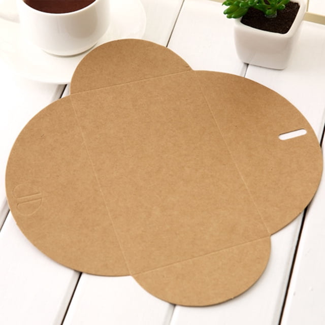 unbranded 1Jgo Sobre De Papel Kraft Marrón Para Almacenaje Con Vintage Handmade