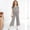Gray, variant on Girls Tracksuit Full Set 2 Piece - Kids Shorts Sleeve Loose T Shirts And rousers with Pockets Sets, Casual Solid Color Co Ord Outfit, Summer Tees Y2K Streetwear, School Clothes Gray 9-10 Years