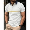 thumbnail image 2 of 2024 New Men's Polo Shirt Stripes Short Sleeve T-Shirts Casual Business Button Top Tees Summer Polo Shirts High Quality Clothes, 2 of 6