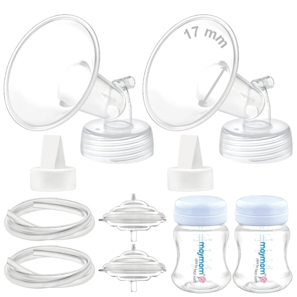 Botella de tubo con válvula de brida Maymom Spectra S2/S1 de 17 mm de Pump Parts