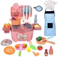 thumbnail image 1 of Juego de pequeños juguetes para fregaderos de cocina HUOGUO Cooking Kitchenettes, 1 of 5