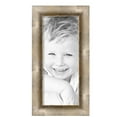 thumbnail image 2 of ArtToFrames 8" x 19" Antique Silver Picture Frame, 8x19 inch Silver Wood Poster Frame (WOM-4944), 2 of 7